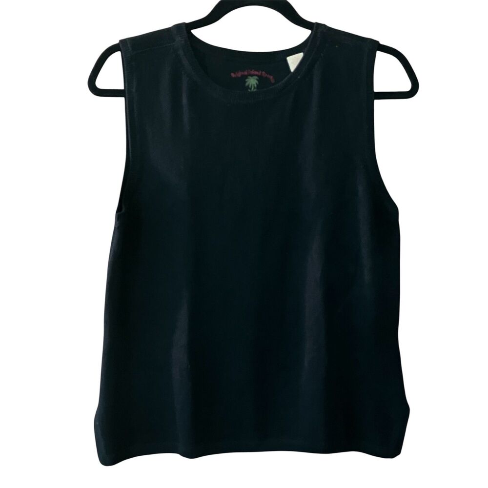 Original Island Sport silk blend knit sleeveless top